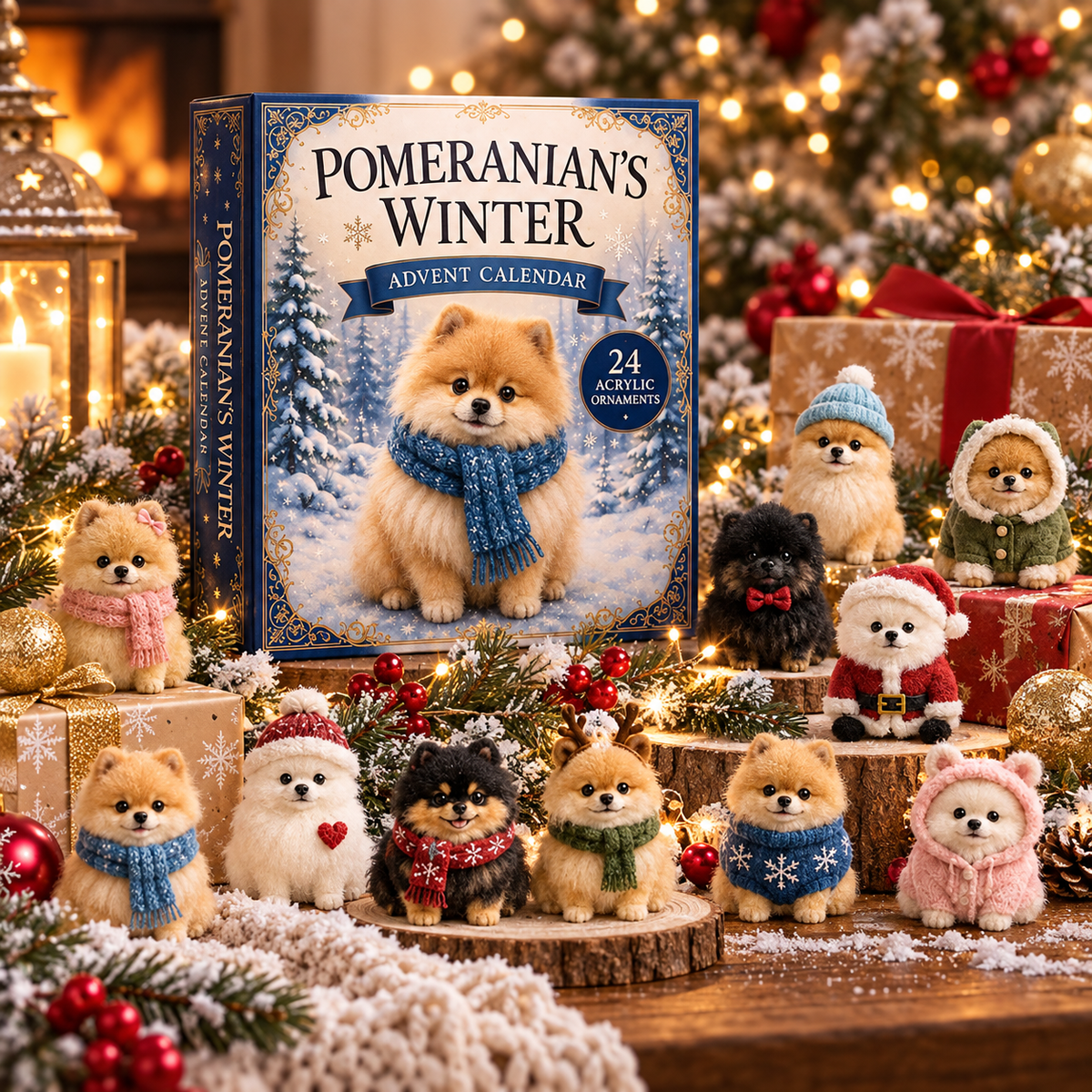 ๐ถ๐พ Pomeranian Advent Calendar โ 24 Days of Fluffy Christmas Surprises