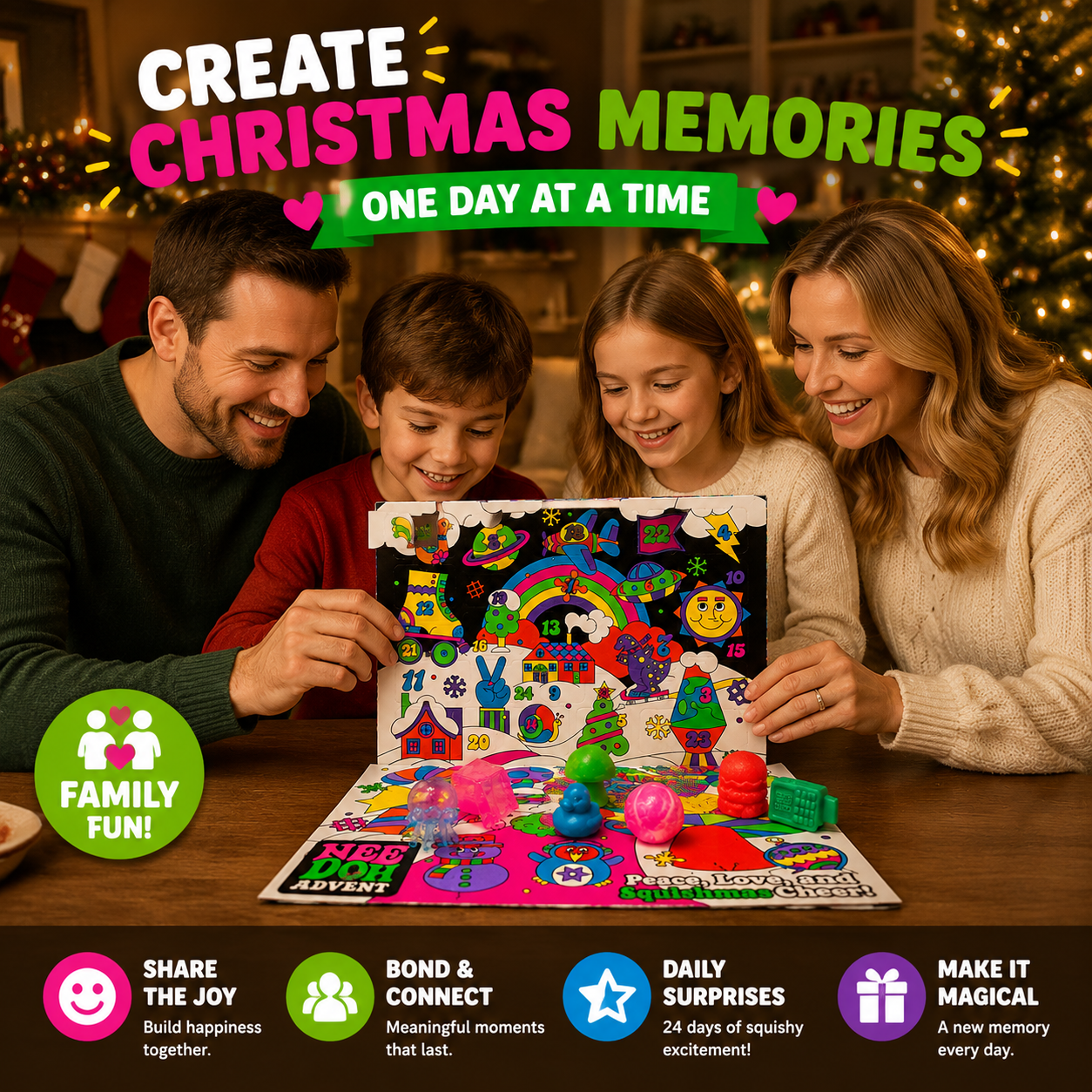 ๐ 24-Day Squishy Advent Calendar โ A New Surprise Every Day ๐
