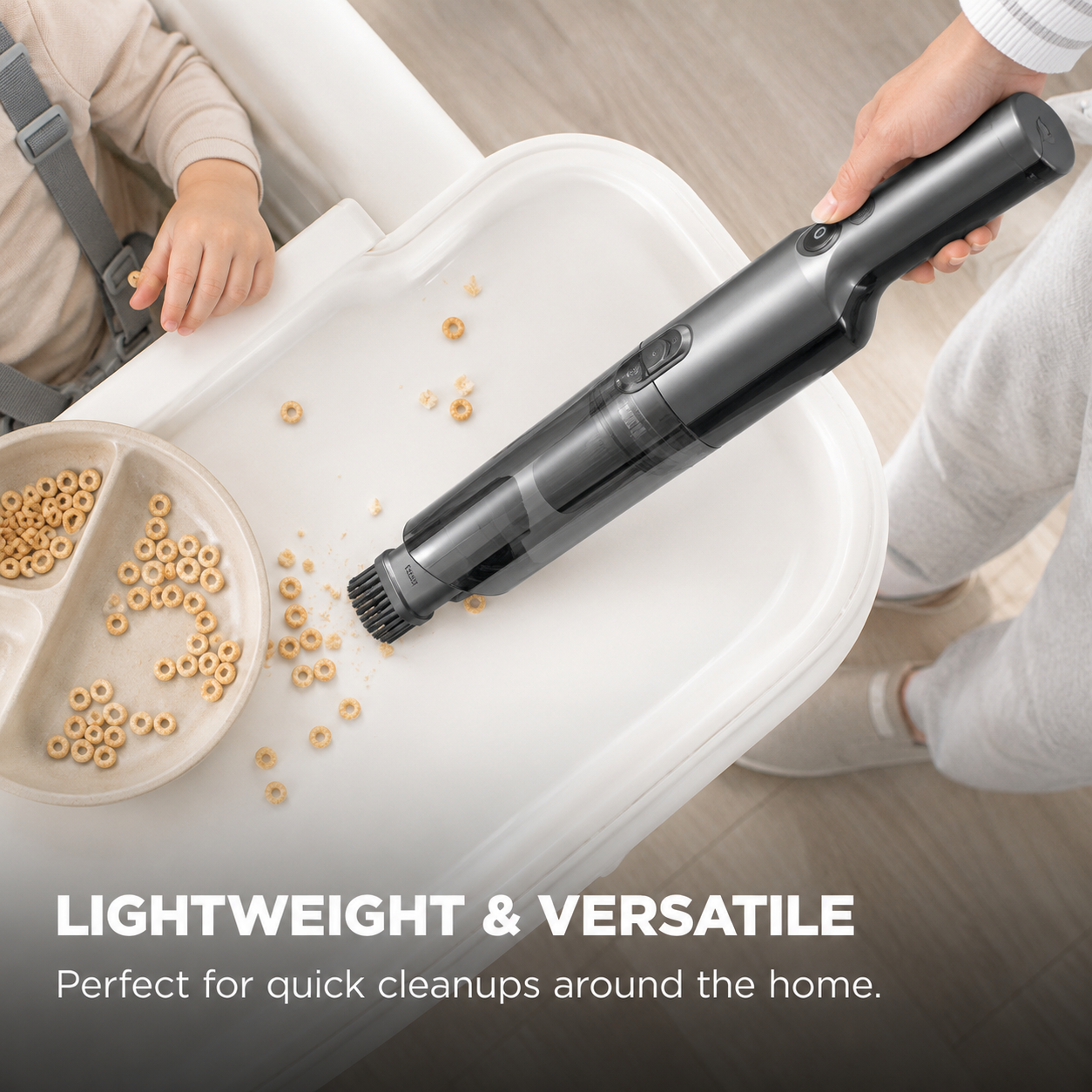 Cordless Handheld Vacuum - Ultra-Light & Powerful