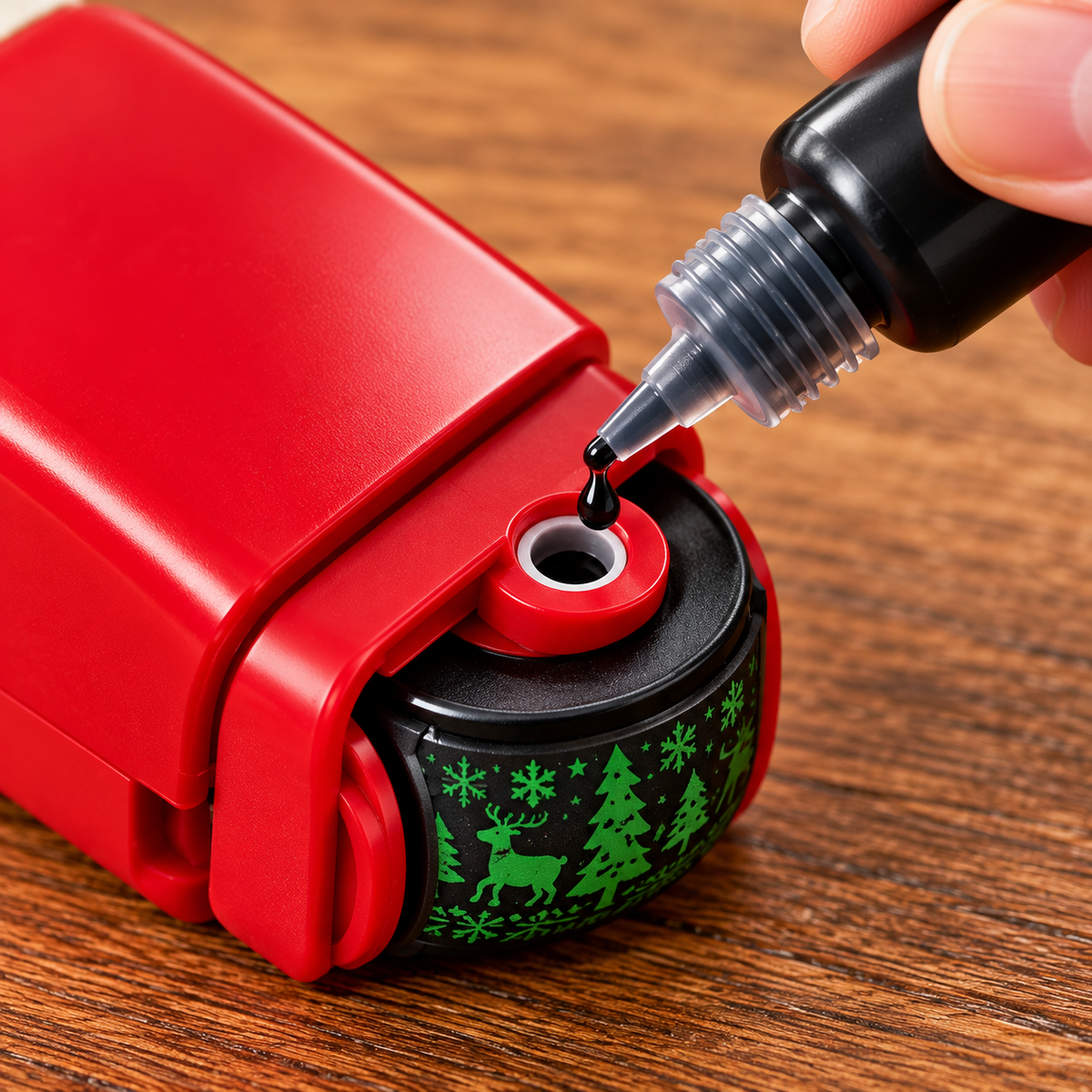 🎁 Roll Into Christmas™ | Handheld Holiday Roller Stamp