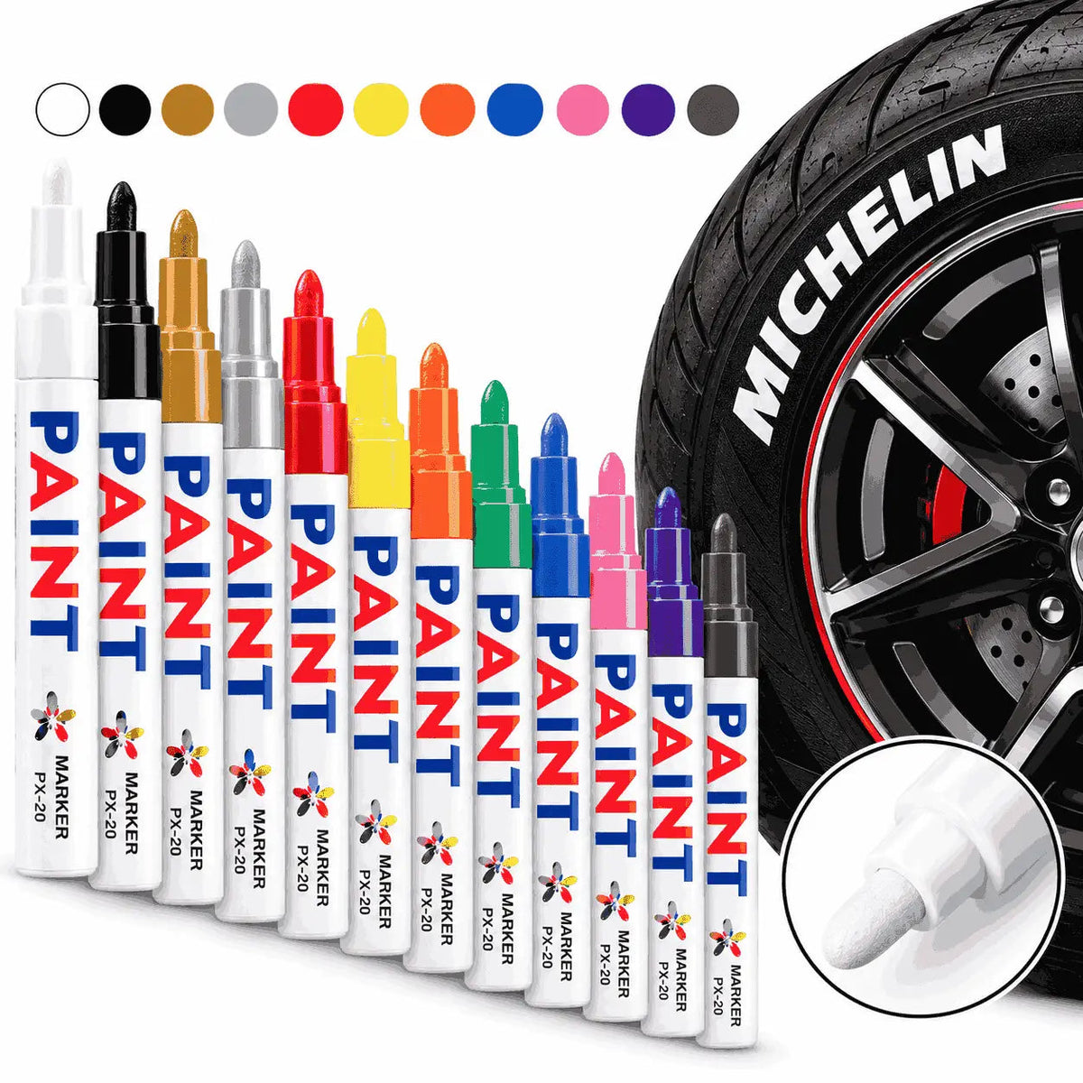 ๐๏ธ Wheel Armor Multi-Surface Automotive Custom Marker