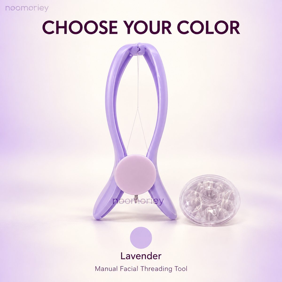 ✨ Manual Facial Threading Tool – Cotton Thread Hair Remover for Women