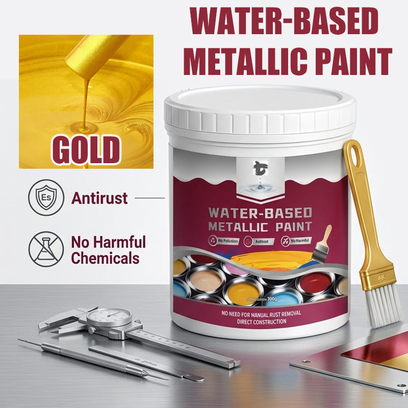 🛡️ Water-Based Rust Converter & Metallic Paint – Stop Rust. Restore Metal.