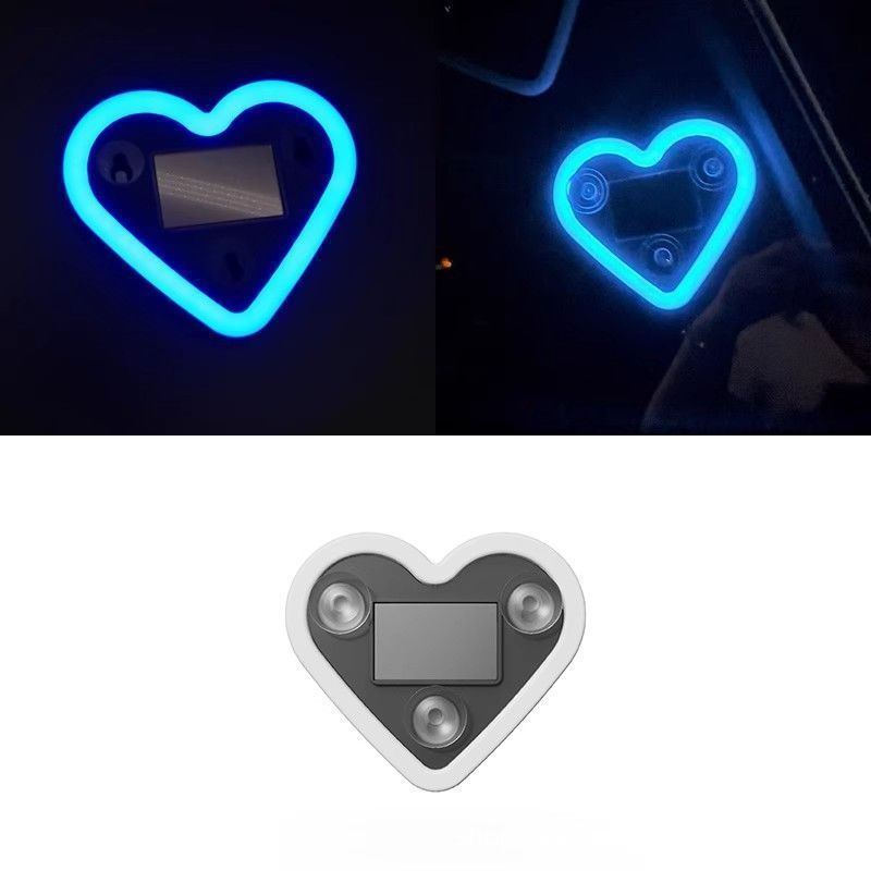 Solar Heart Neon Light for Cars - Multi-Mode & Stylish