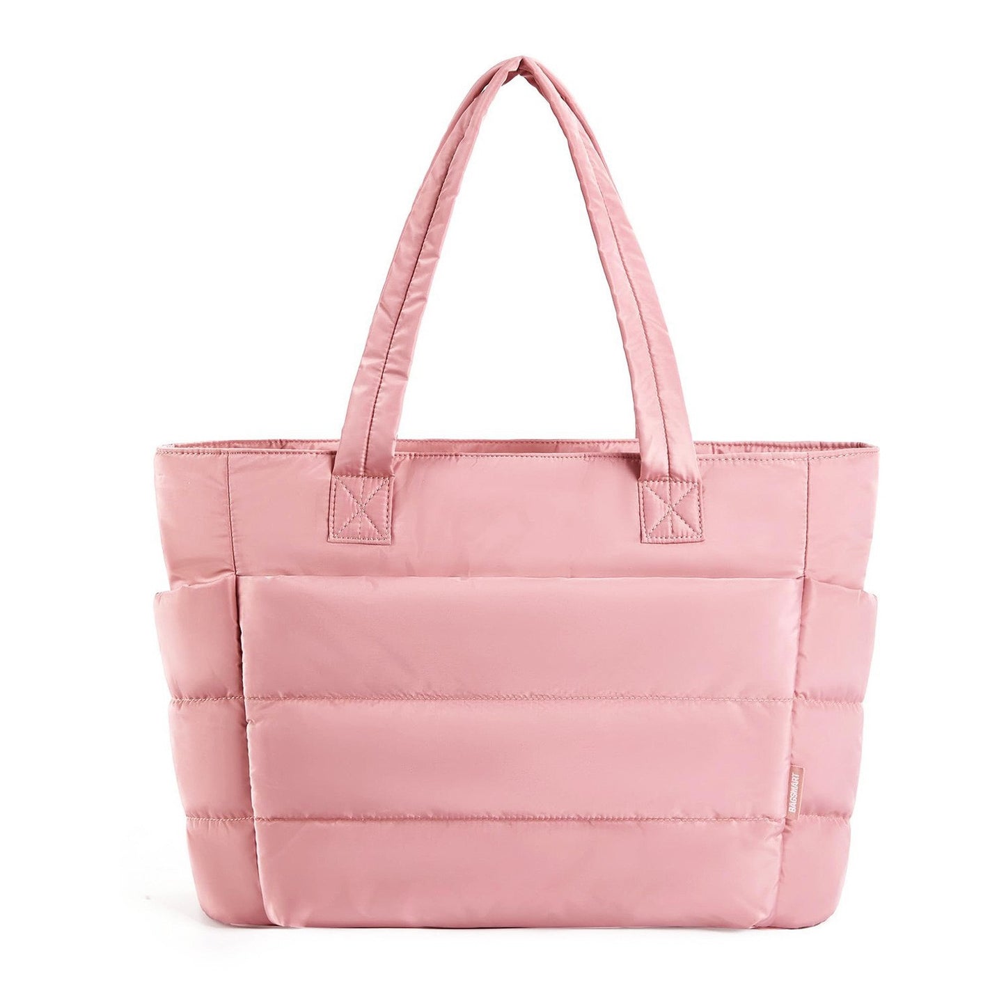Quilted Puffer Tote Bag for Women – Large Capacity Laptop Shoulder Bag for Work, Travel & Everyday Use