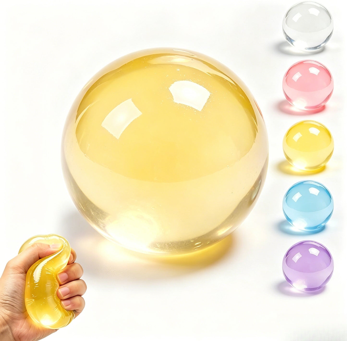 6cm Stress Relief Coconut Oil Squishy Fidget Toy