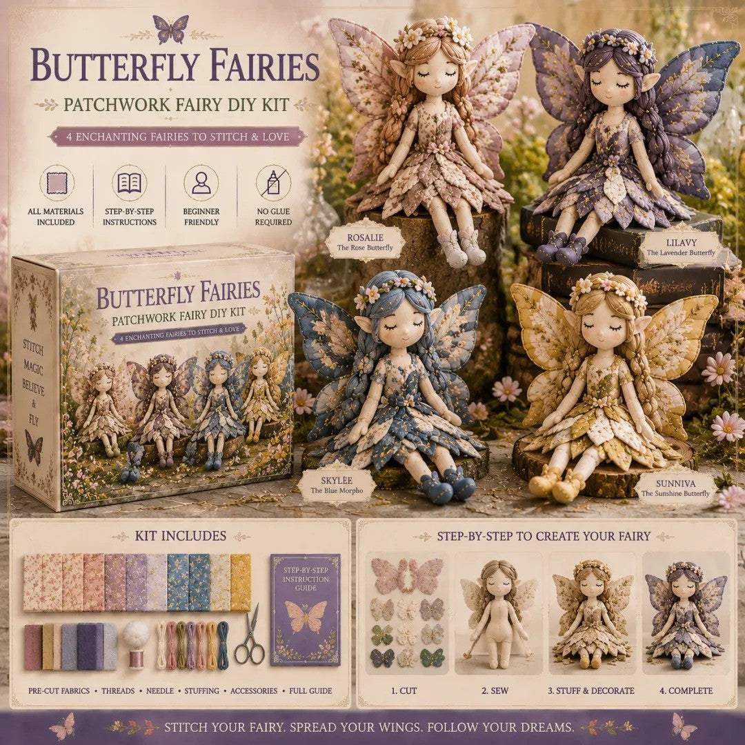 🔥LAST DAY 49% OFF🧵Fairy Patchwork DIY Collection