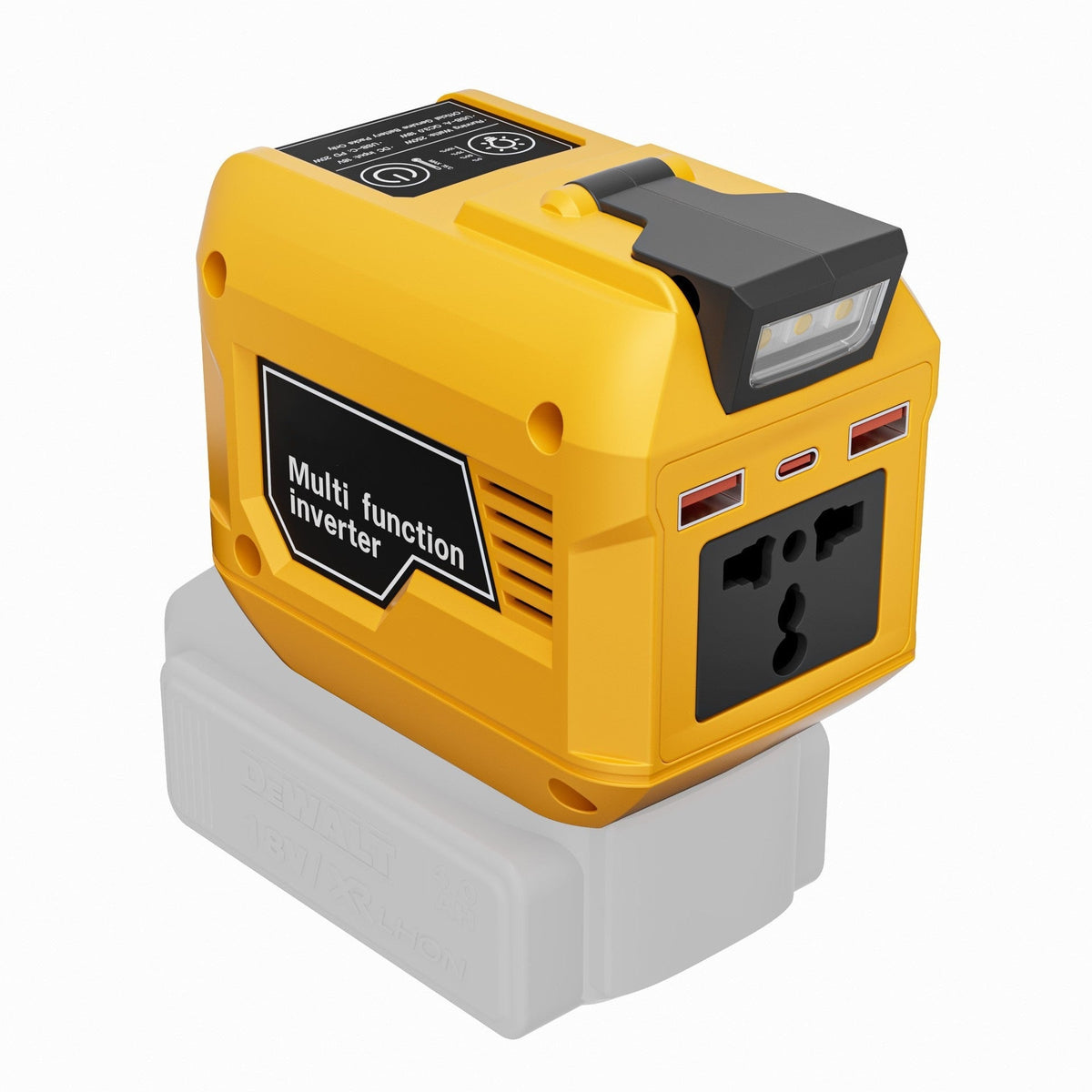 ๐ ๏ธ250W Power Inverter Compatible with DeWALT 20V Battery Converter