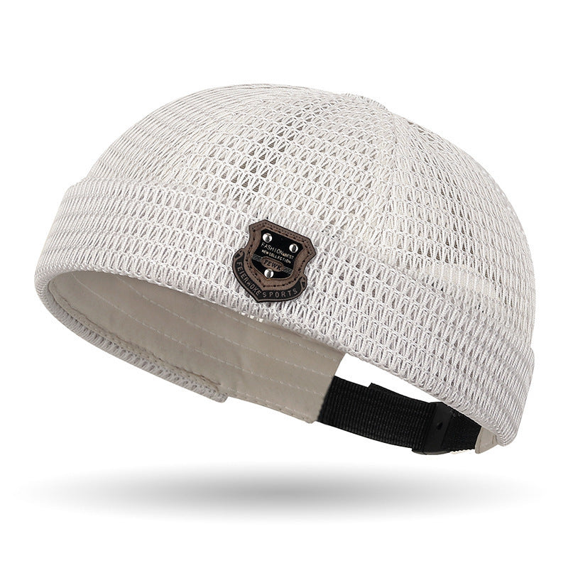 🏃 Lightweight Netting Beanie – Breathable Cuffed Skull Cap for Summer Runs
