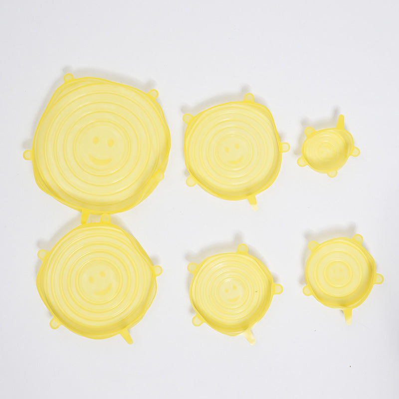 6 Pack Silicone Stretch Lids