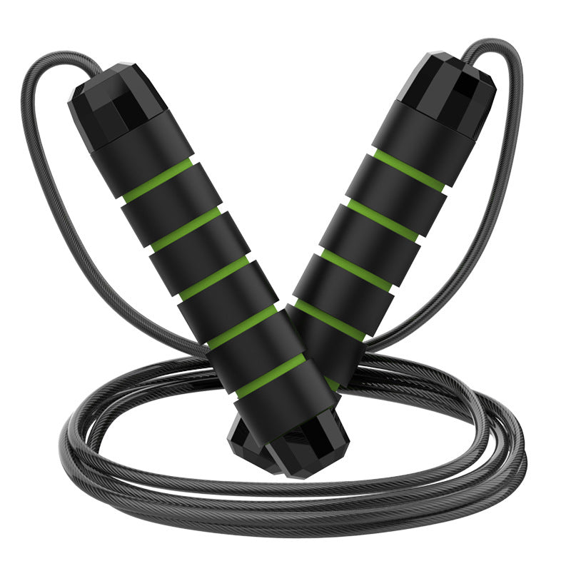 Weighted Speed Jump Rope – Adjustable Steel Cable with Ball Bearings for Fitness & Cardio