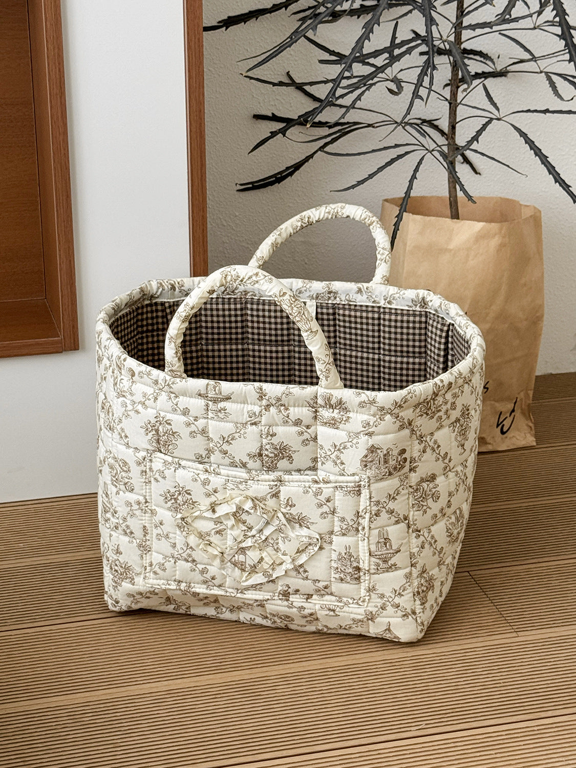 🚗Car Storage Basket with Handle | Foldable & Washable Multi-Purpose Fabric Box