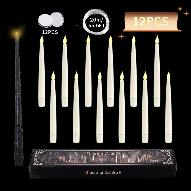 Flameless Candles with Magic Wand Remote for Christmas Decor