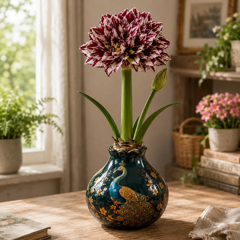 ๐บ Waxed Double Amaryllis Bulbs โ No Soil, No Water, Just Watch It Grow