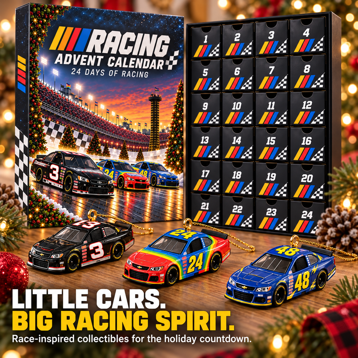 ๐๐ 24-Day Racing Advent Calendar โ Daily Collectible Surprises for Motorsport Fans ๐