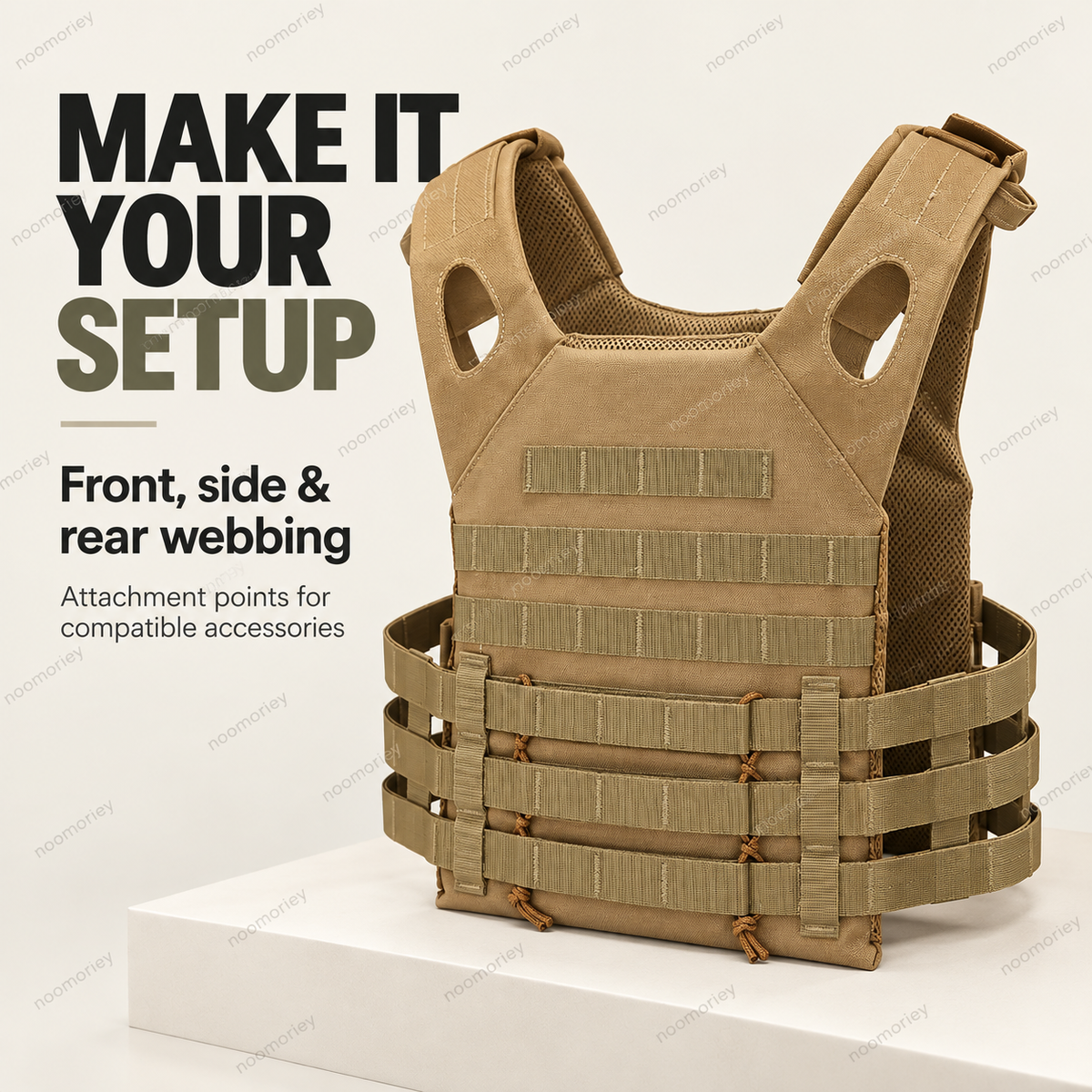 ๐ Lightweight Adjustable Utility Vest โ Outdoor Multi-Pocket Chest Bag