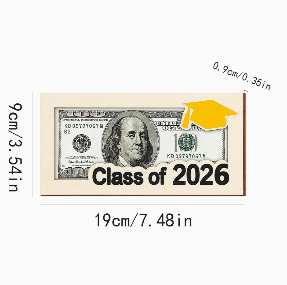 Funny Graduation 2026 Money Holder – Unique Cash Gift Box for the Class of 2026