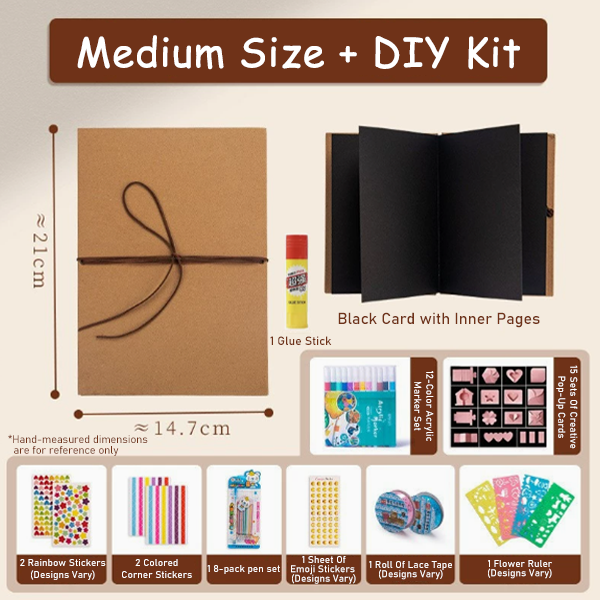 📚Accordion Foldable Scrapbook Album