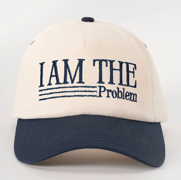 I Am The Problem Trucker Hat – Funny Mesh Snapback Cap for Men & Women