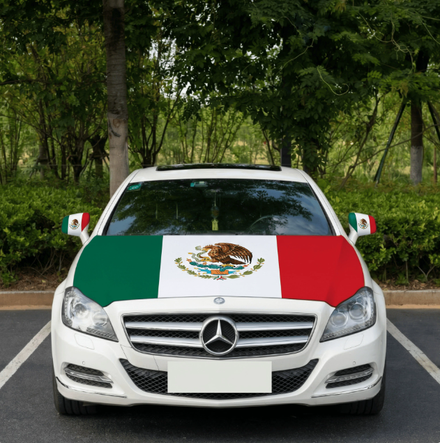 American Flag Car Hood Cover Fits Trucks SUVs Sedans Jeep Commemorative Edition for Memorial Day Independence Day Celebrating 4th of July