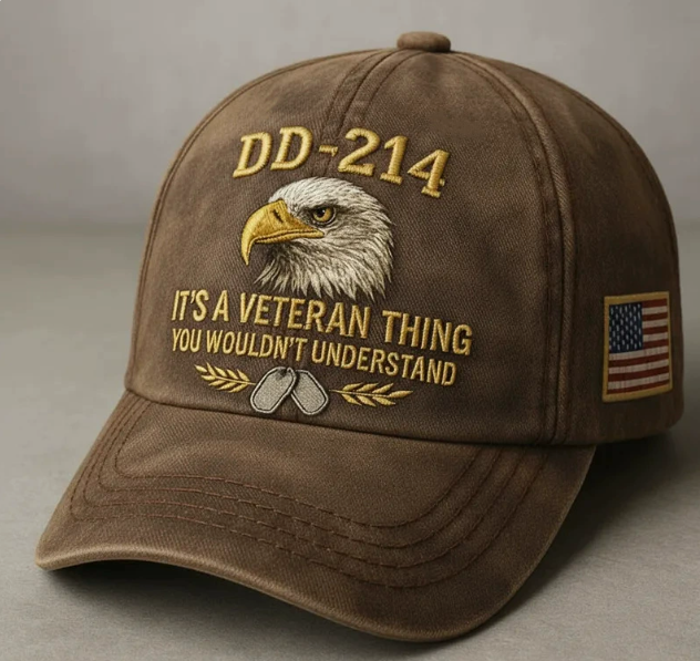 DD-214 Veteran 3D Embroidered Cap - “IT'S A VETERAN THING YOU WOULDN'T UNDERSTAND”