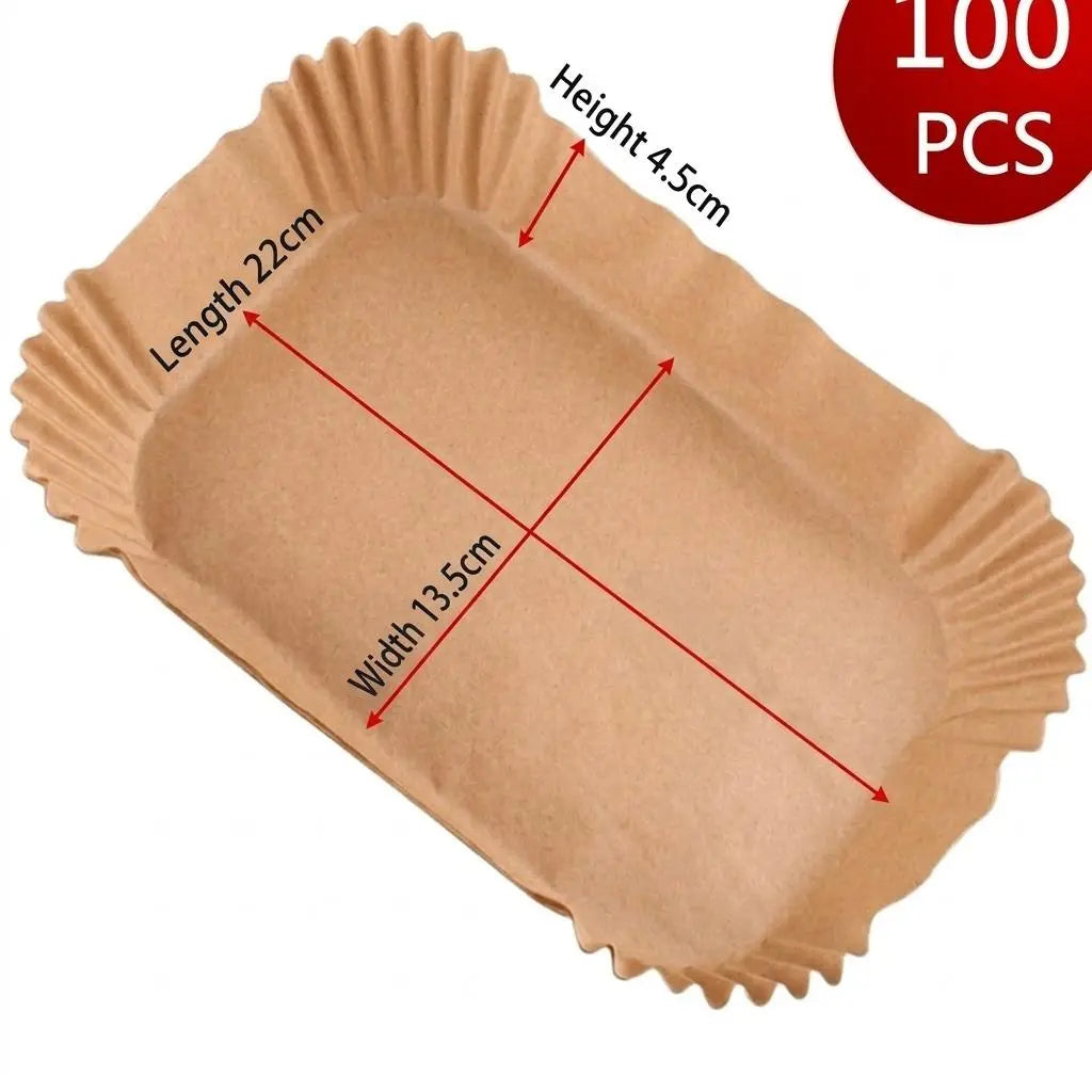 100Pcs Parchment Paper,Air Fryer Paper Liners