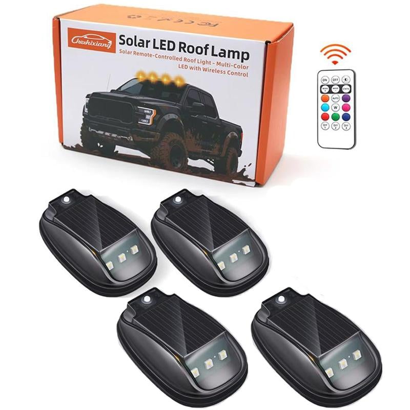 ⚡Hot Sales 49% OFF🔥Solar Car Roof RGB Strobe Light - Free Remote Control Included