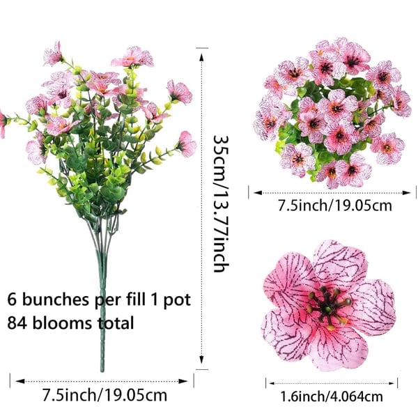 💐🌺UV Resistant Fade-Free Colourful Artificial Flower