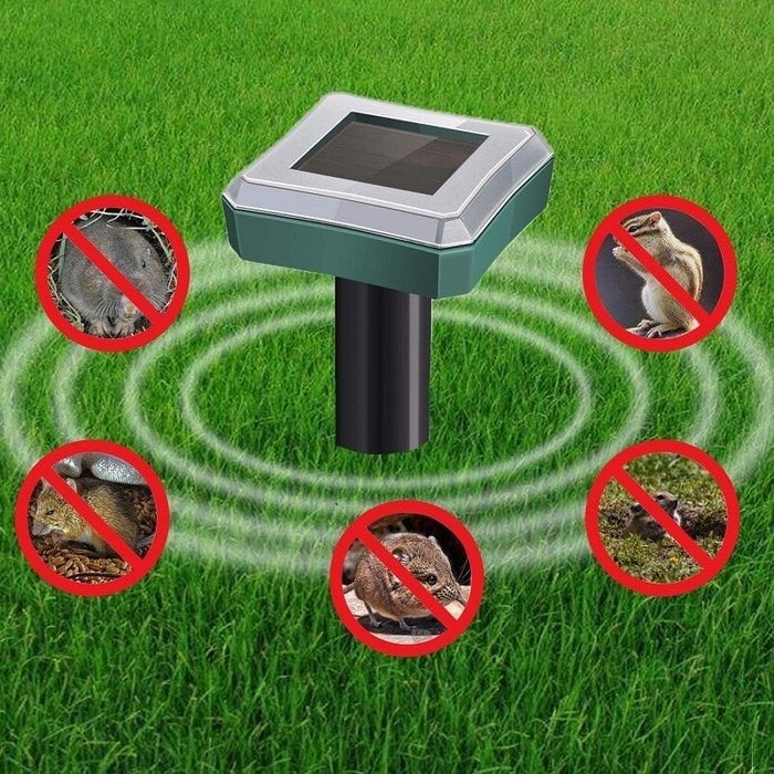 🌱🏡Solar Power Mouse Mole Snakes Pest Rodent Repeller