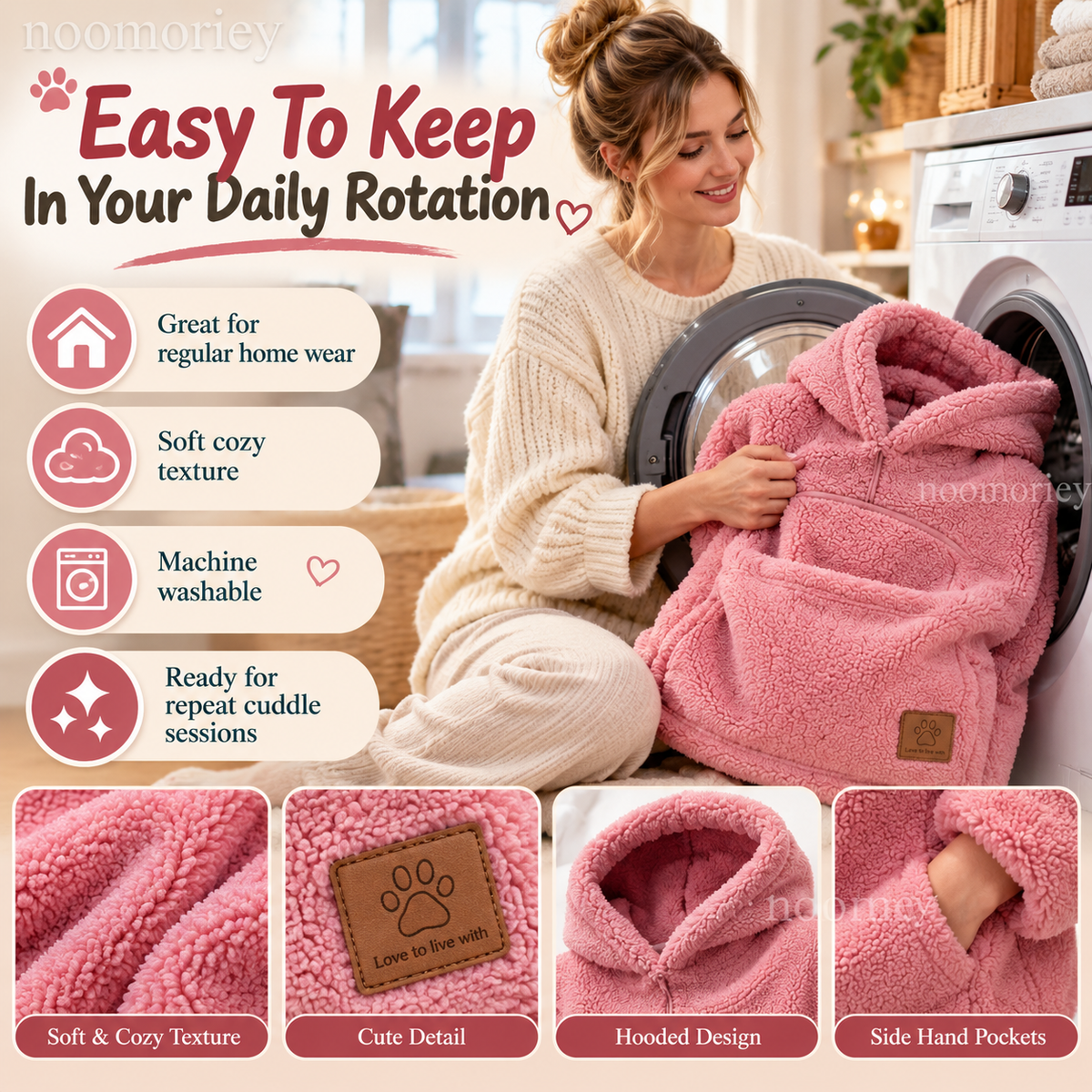 ๐พ CozyPouch Pet Cuddle Hoodie