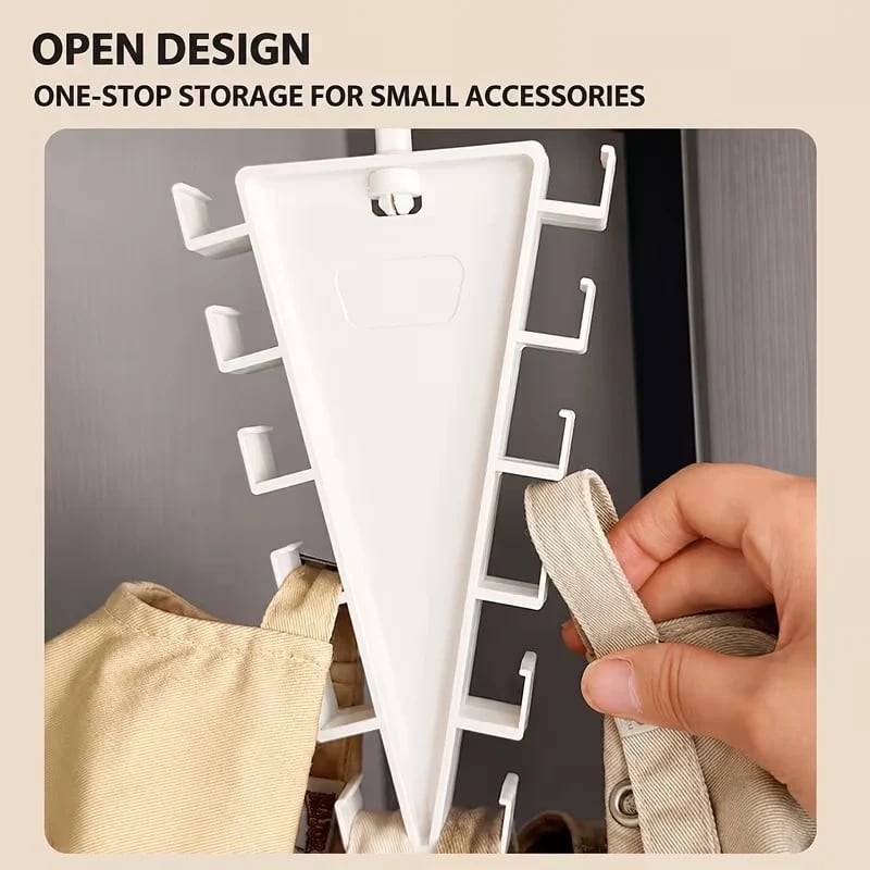 ๐ฅ 50% OFF 360ยฐ Rotating 12-Hook Organizer Hanger โ Closet Space Saver