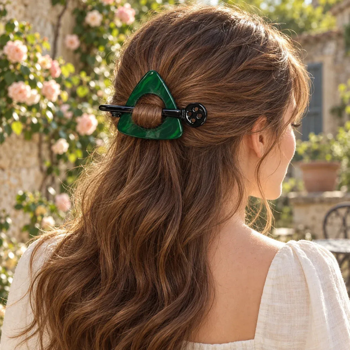 🪄Cat-Eye Stone Hair Barrette🌙