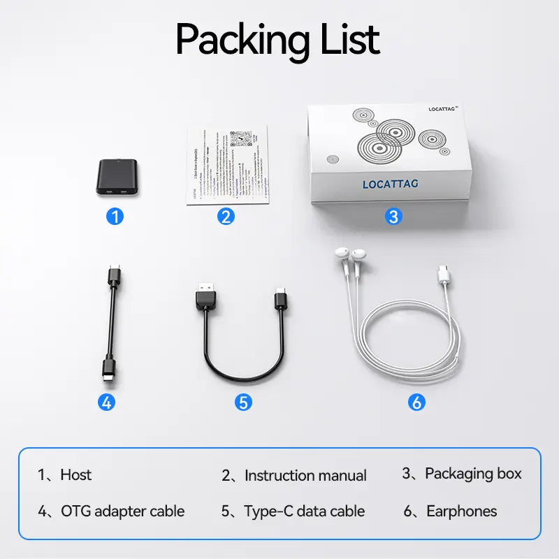 🔊Mini Magnetic Voice Recorder One-Touch Recording