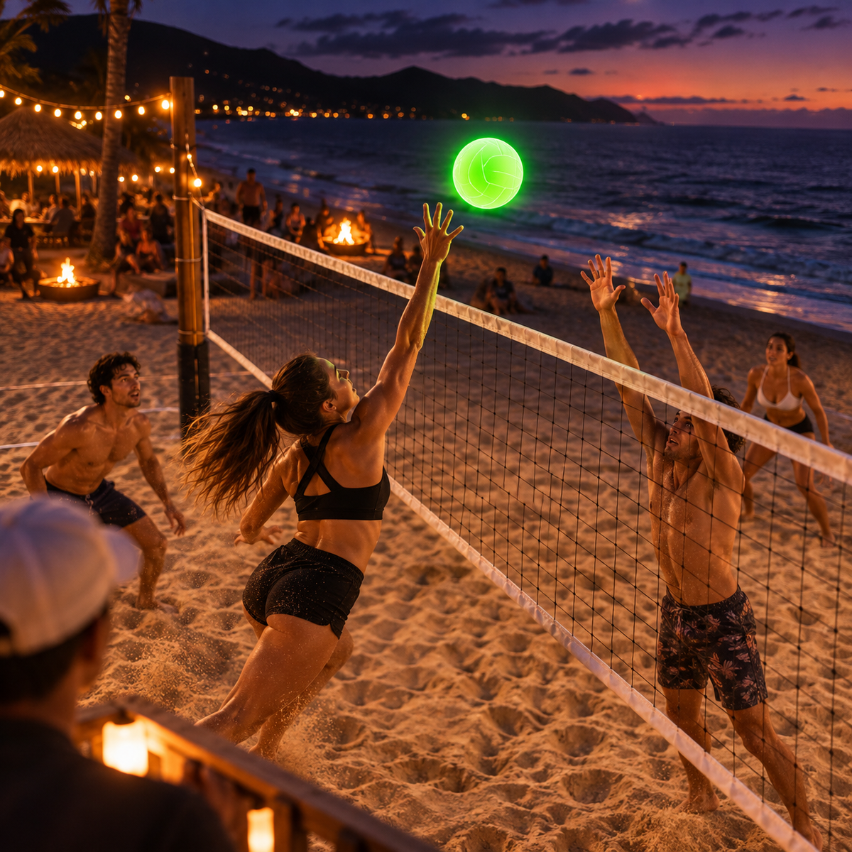 ๐ Glow-in-the-Dark Volleyball โ Light Up Every Game After Sunset