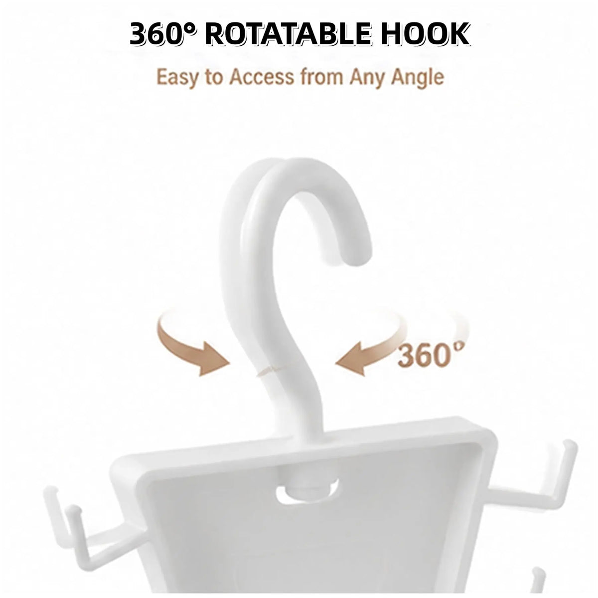 ๐ 12-Hook Rotating Closet Organizer โ Save More Space