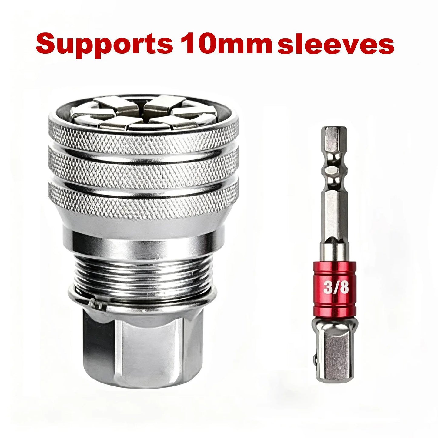 Universal Socket Wrench Tool – Self-Adjusting Multi-Size Socket for Ratchets & Power Drills | Heavy-Duty Repair Tool Gift for Men