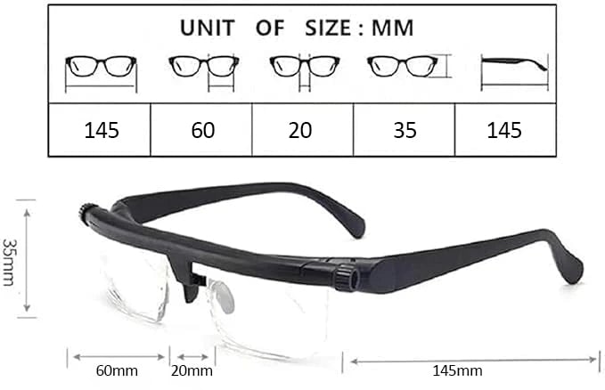 Adjustable Focus Glasses for Near and Far Sight 🔥