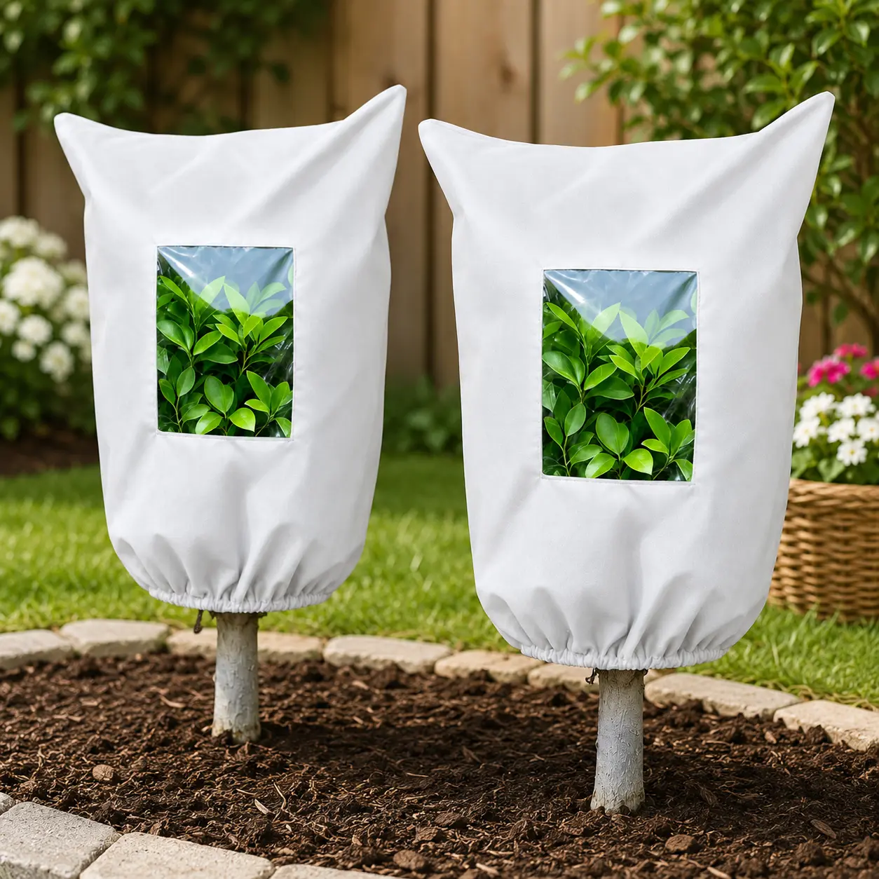 🌿 WINTER GARDEN ESSENTIAL | Plant Frost Protection Cover – Breathable Reusable Cover for Shrubs, Pots & Young Trees!!!