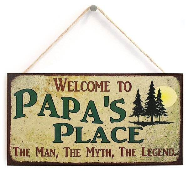 Vintage Style Sign-🌻 Welcome to Mimi's Place Sign