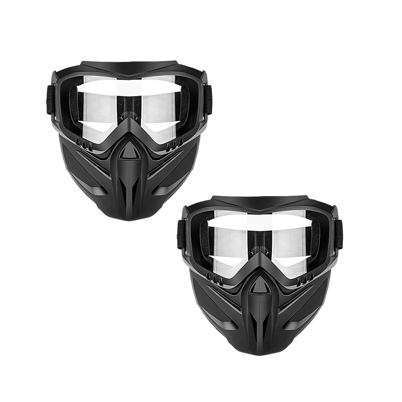 😎 Detachable Full Face Goggle Mask– Ultimate Protection & Tactical Style