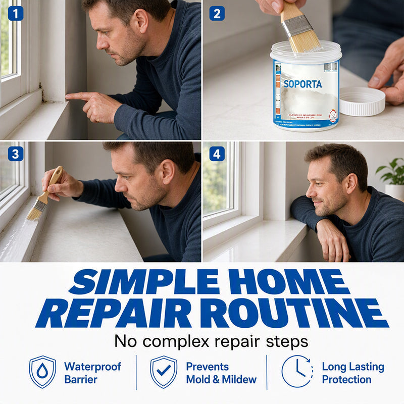 ๐ง Clear Waterproof Repair Sealant โ Invisible Brush-On Leak Protection for Roofs, Tiles & Walls ๐ โจ