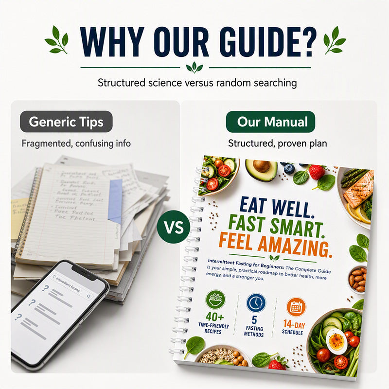 ๐๐ฅ Intermittent Fasting Guide for Beginners โ 14-Day Starter Plan with 40+ Recipes