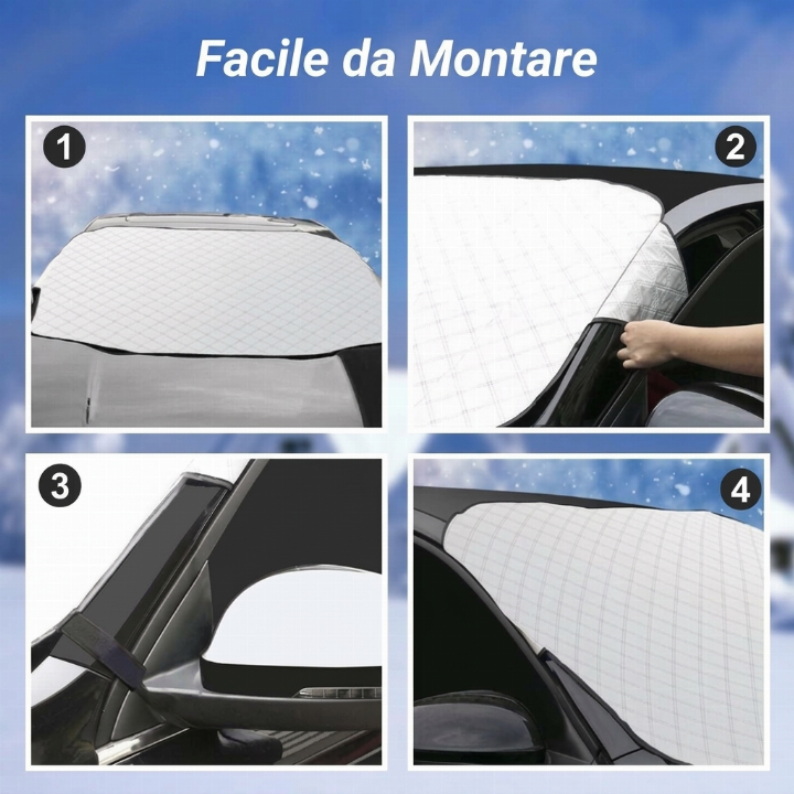 ๐โ๏ธโ๏ธ Windshield sun and snow protection โ Universal, Premium quality โจ