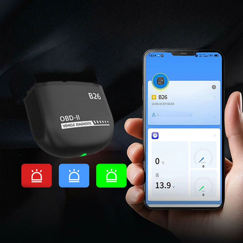 Kompakter Bluetooth-Auto-Diagnosescanner