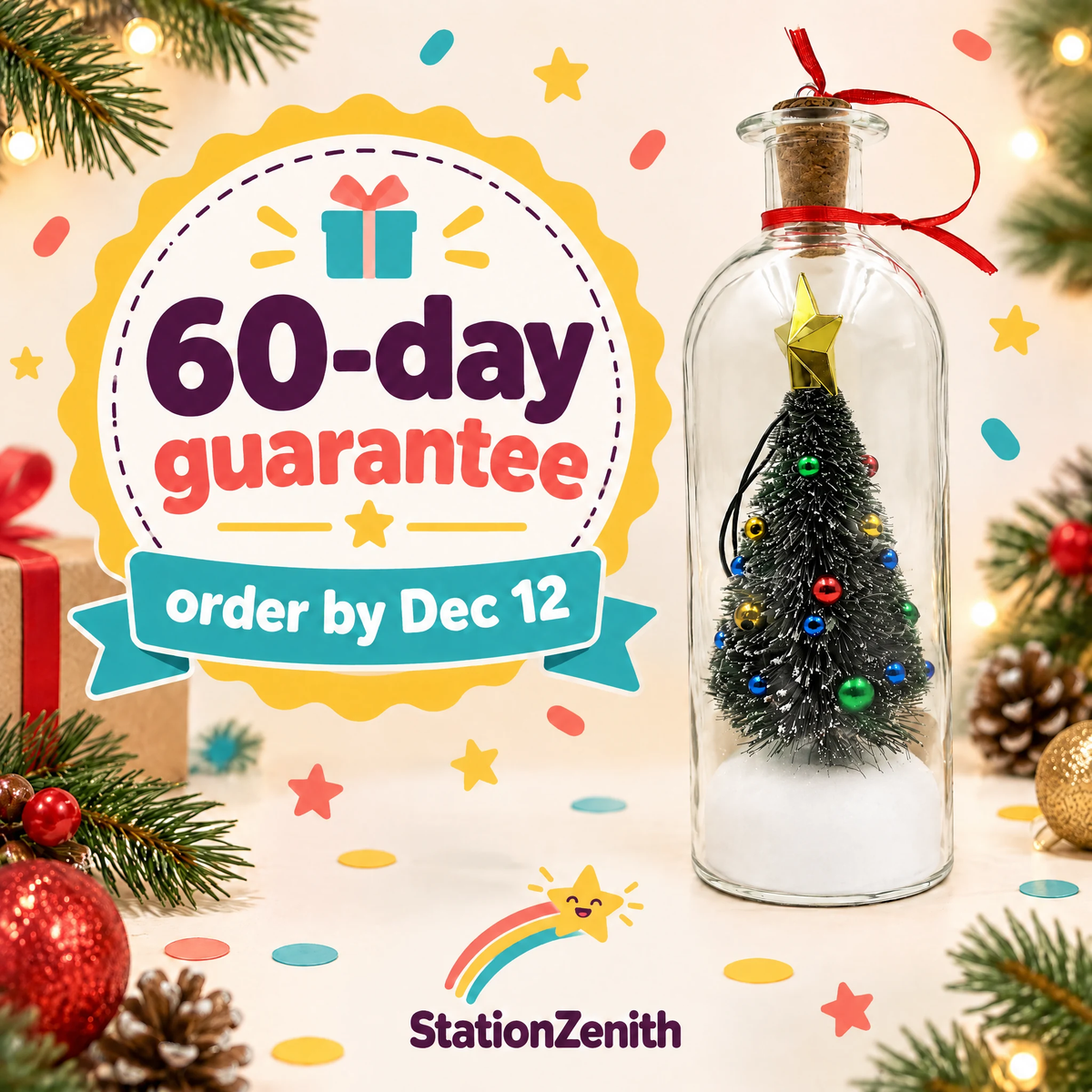 Message in a Bottle Keepsake Ornament — product photo 8 of 8