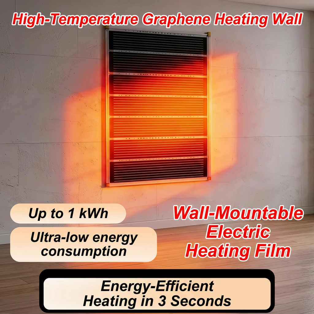 ๐ฅ3-Second Rapid Heating Honeycomb Graphene Far-Infrared Ceramic Wall Heater โ Low Noise & Energy Efficient Indoor Wall Mount Heater