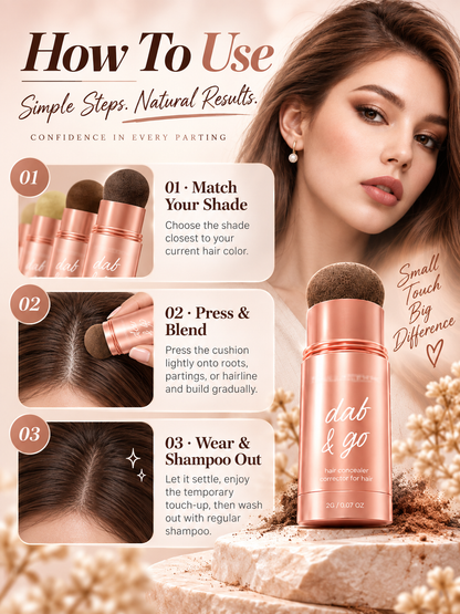 💇 Hairline Shadow Powder – Natural Root Touch-Up & Hairline Filler