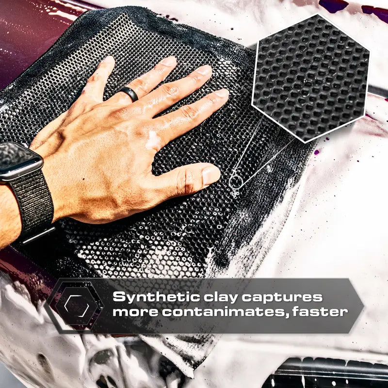 Car Clay Towel - 12x12 in Brushed Microfiber Cloth