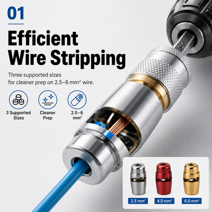 5-in-1 Drill Wire Stripper & Twister