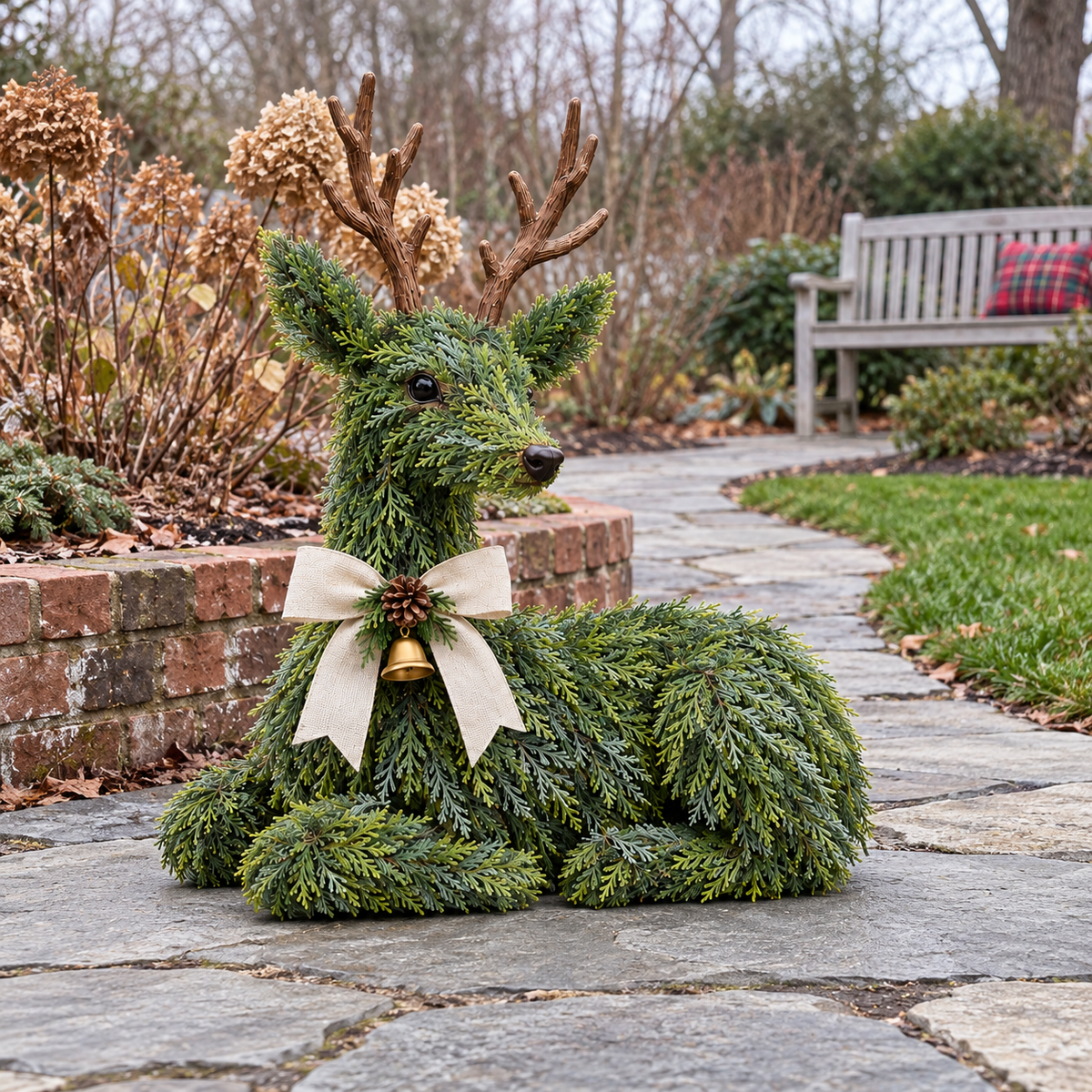 🎉Evergreen Reindeer Christmas Decoration